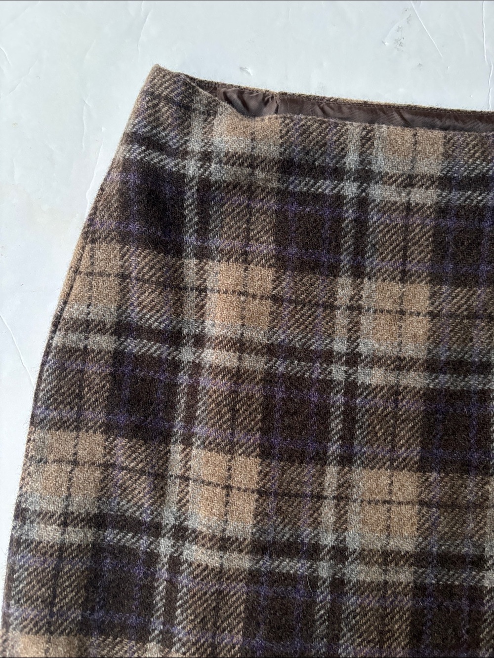 Polo Ralph Lauren Wool Plaid Academic School Girl Kilt Mini Skirt 6 Pleated Cute - Picture 7 of 15
